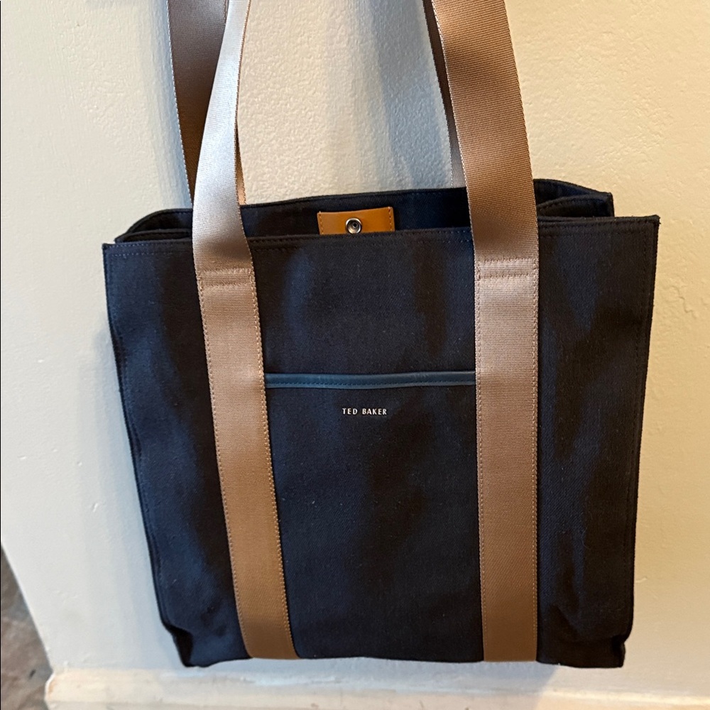 Ted Baker Black and Brown Laptop Bag